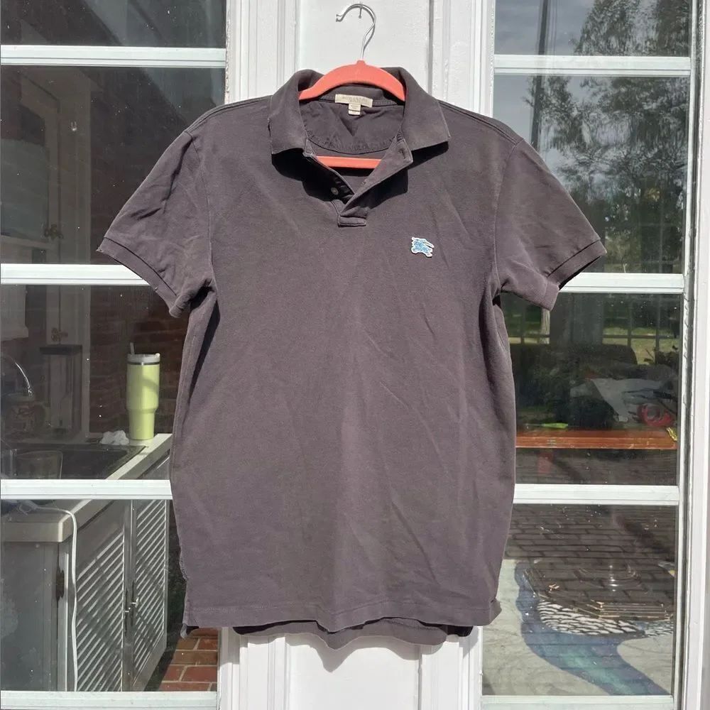 Burberry Brit Distressed Cotton Polo Shirt